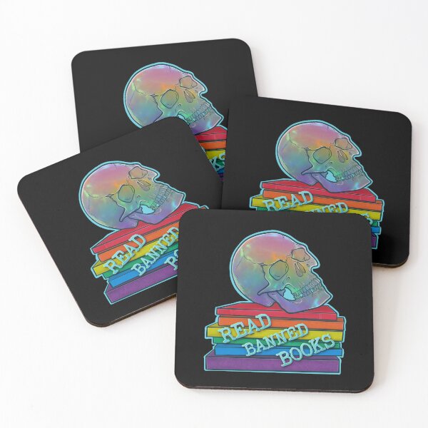 Item preview, Read Banned Books: Rainbow Crystal Skull designed and sold by daydreamkitten.