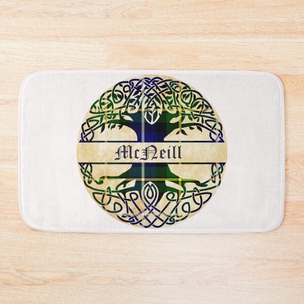 Item preview, McNeill Tree of Life Clan Scottish Surname tartan designed and sold by BagTown Clans.
