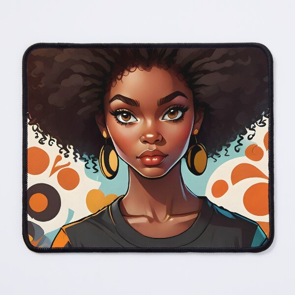 Item preview, Beautiful Black Woman designed and sold by AiPixals.