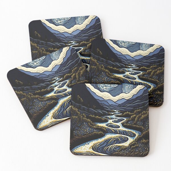 Item preview, Starry Niver Over Thule River (Variation) designed and sold by OccultDreams.