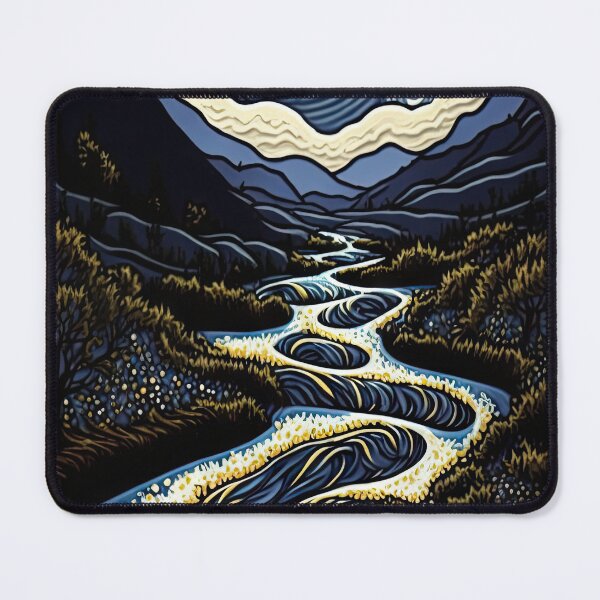 Item preview, Starry Niver Over Thule River (Variation) designed and sold by OccultDreams.