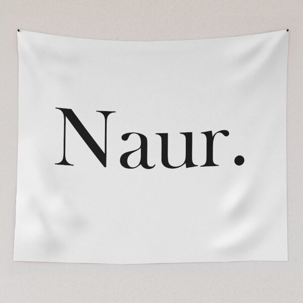 Item preview, "Naur." (Black text version) designed and sold by ShailleMaille.