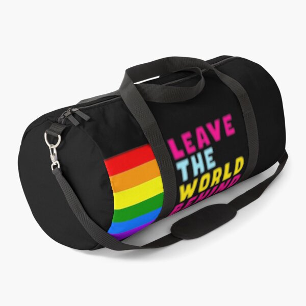 Item preview, LEAVE THE WORLD BEHIND LGBT qoute interesting text on t shirt, funny, cool designed and sold by ironpalette.