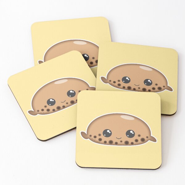 Item preview, Boba Tea Slime - light brown, latte designed and sold by sehana.
