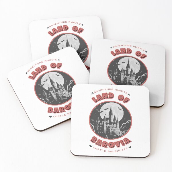 Item preview, Castle Ravenloft in Barovia in Black & White designed and sold by FriskyLama.