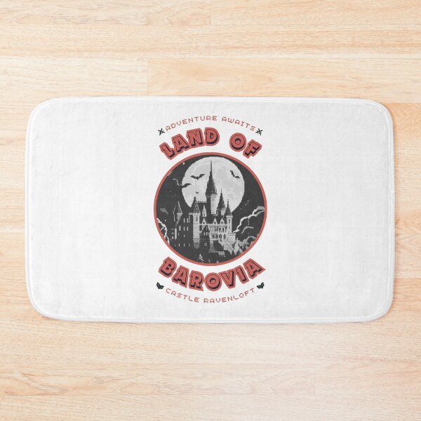 Item preview, Castle Ravenloft in Barovia in Black & White designed and sold by FriskyLama.