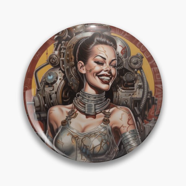 Item preview, Sci-Fi Cyberpinup Futuristic Beauties & Retro Glam designed and sold by GueloStudio.