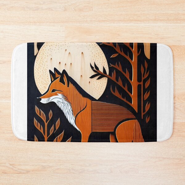 Item preview, a baby red fox chasing its tail in a meadow. designed and sold by Saloo22.