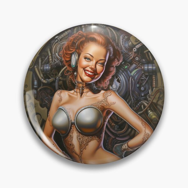 Item preview, Sci-Fi Cyberpinup Futuristic Beauties & Retro Glam designed and sold by GueloStudio.