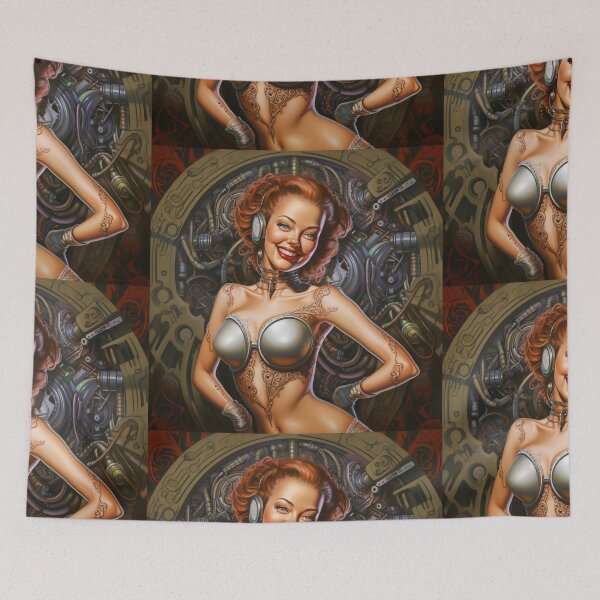 Item preview, Sci-Fi Cyberpinup Futuristic Beauties & Retro Glam designed and sold by GueloStudio.