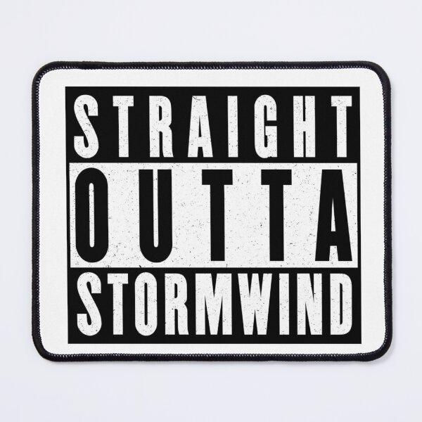 Item preview, Funny Warcraft Straight Outta Stormwind Design designed and sold by jmtees6.