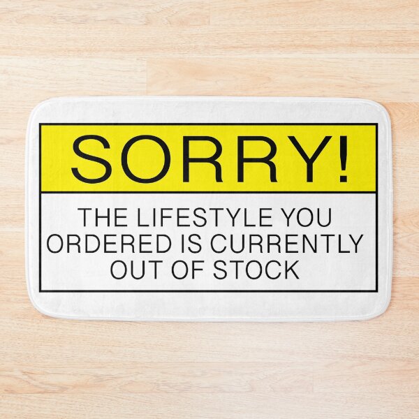 Item preview, SORRY FUNNY BUMPER STICKER designed and sold by estudio3e.