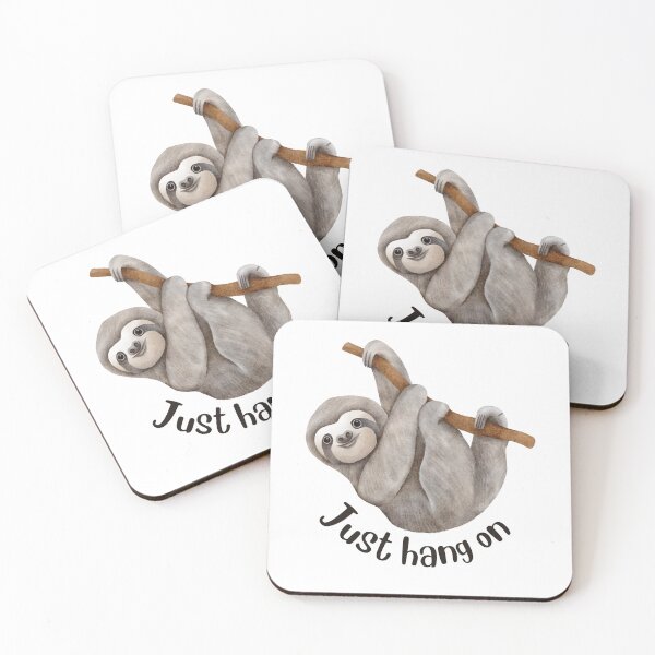 Item preview, Cute Sloth Just Hang On designed and sold by bububabuinc.