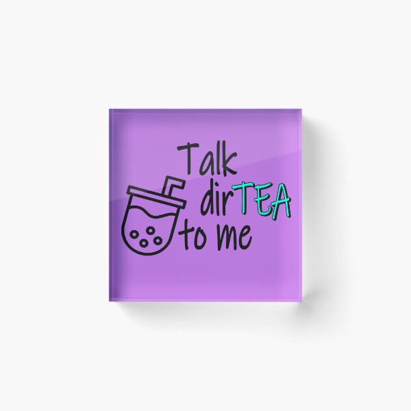 Item preview, Boba Tea talk dirty to me designed and sold by GreenGuyTees.
