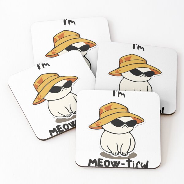 Item preview, Animal Pun Cat MEOW-tiful designed and sold by bububabuinc.