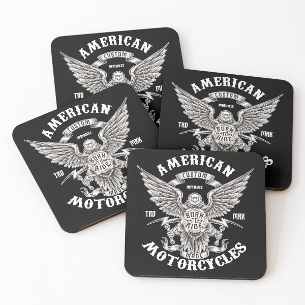 Artikelvorschau, Born to Ride Eagle-Logo entworfen und verkauft von WOLForDEER.