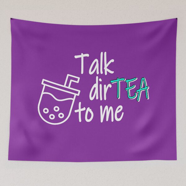 Item preview, Talk dirty to me boba tea lovers designed and sold by GreenGuyTees.