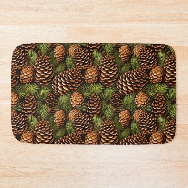 Item preview, Pine Cones and Pine Branches Pattern  designed and sold by Gsallicat.