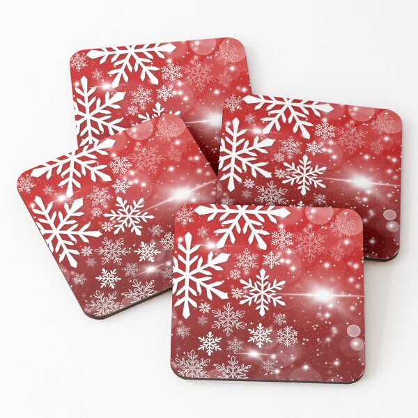 Item preview, Snowflakes Winter Holiday Icy Crystals theme Snow Falling designed and sold by Tetete.
