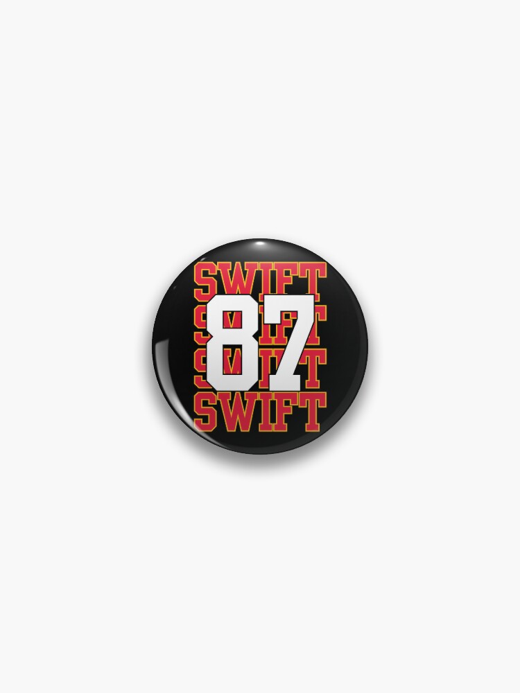 Taylor Swift Travis Kelce Jersey Pin for Sale by Livijh