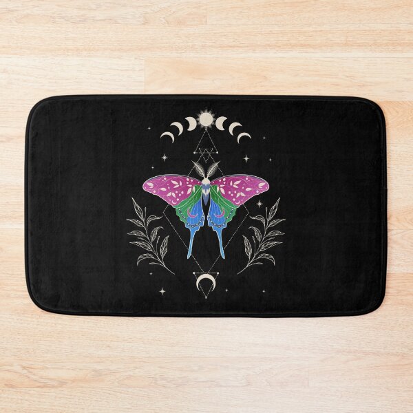 Item preview, Polysexual Luna Moth LGBT Pride Flag designed and sold by Clara Hollins.
