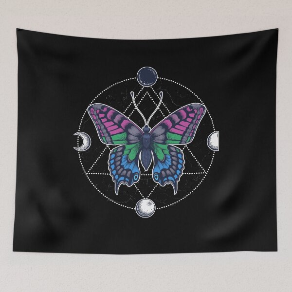Item preview, Polysexual Butterfly LGBT Pride Flag designed and sold by Clara Hollins.