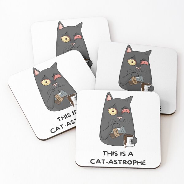 Item preview, Animal Pun CAT-astrophe designed and sold by bububabuinc.