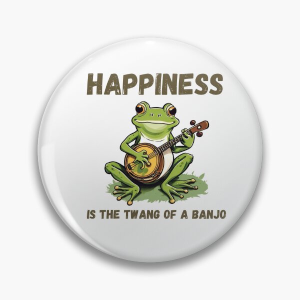 Item preview, Happiness is the twang of a banjo designed and sold by TempoTees.