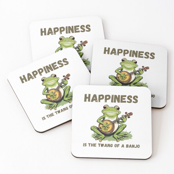 Item preview, Happiness is the twang of a banjo designed and sold by TempoTees.