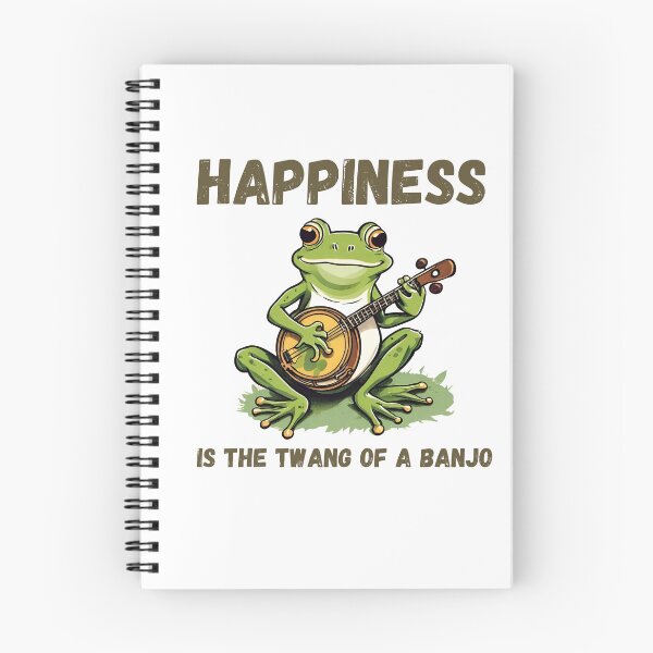 Item preview, Happiness is the twang of a banjo designed and sold by TempoTees.