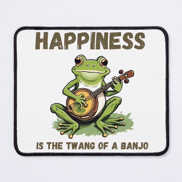 Item preview, Happiness is the twang of a banjo designed and sold by TempoTees.