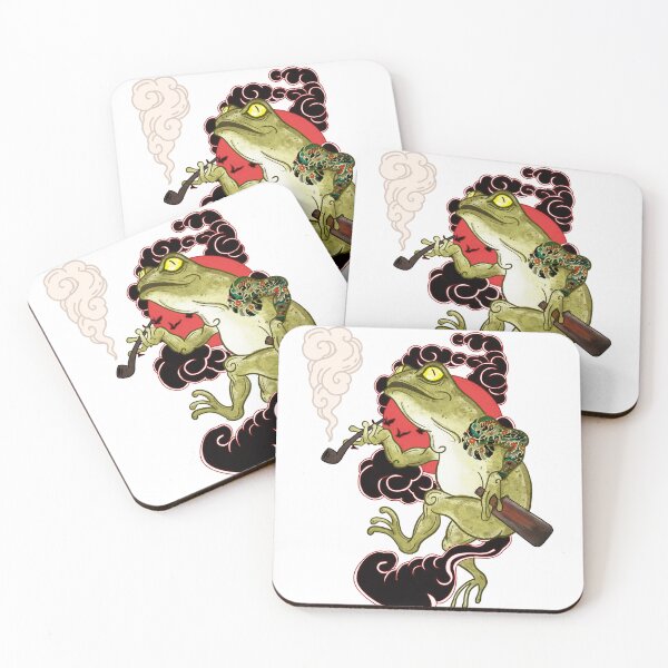 Item preview, Japanese style frog (irezumi style) designed and sold by IrezumiZoo.