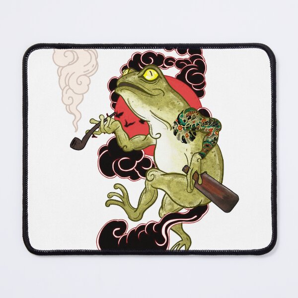 Item preview, Japanese style frog (irezumi style) designed and sold by IrezumiZoo.