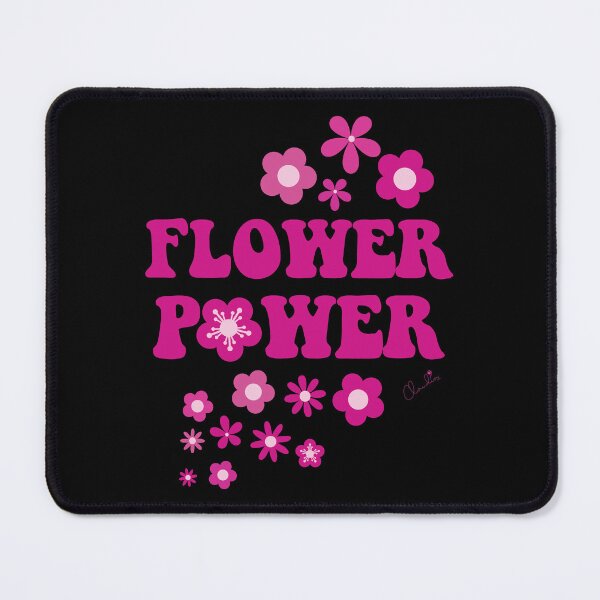 Item preview, Sticker Style Cute Hot Pink Flower Power  designed and sold by ClaudiaFlores.