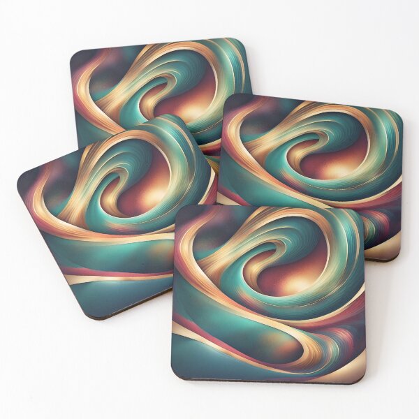 Item preview,  Multicolored abstract swirls designed and sold by studio468.