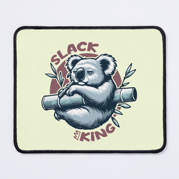 Item preview, Slacking Slack King Koala Chilling designed and sold by OneWayOrAnother.
