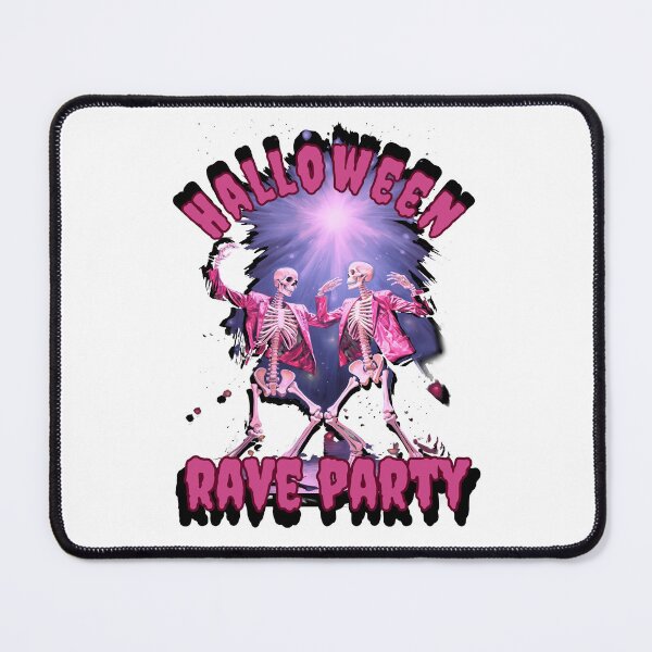 Item preview, Spooky Halloween Skeleton, Halloween Rave Party, Skeletons dancing White designed and sold by Moe-Hagag.