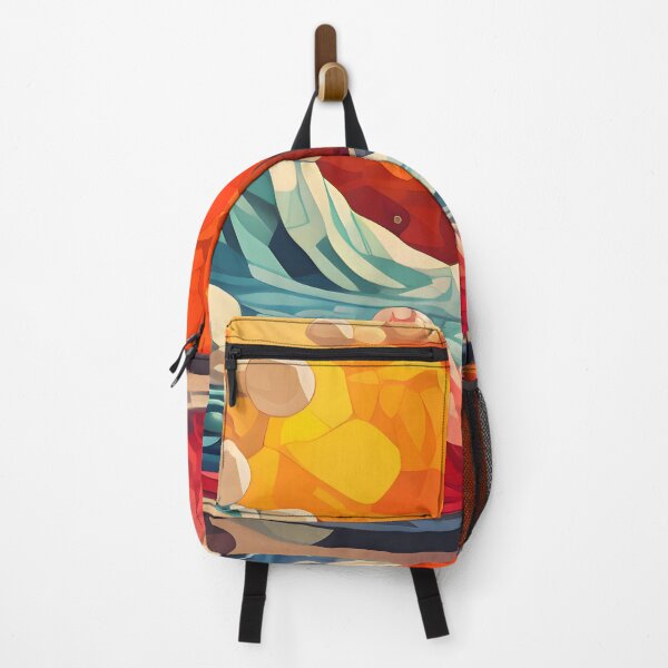 Item preview, Imagination in a Glass | Colorful Mountain Sunset | Vibrant Artwork designed and sold by Blendfactor.