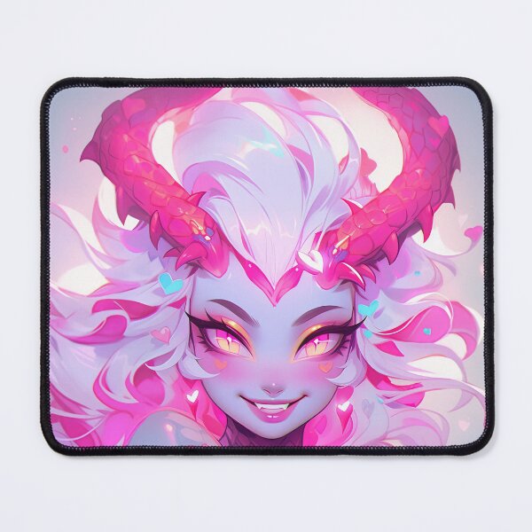 Item preview, Cute Pink Love Demon Succubus Anime Girl designed and sold by bubblegoth.