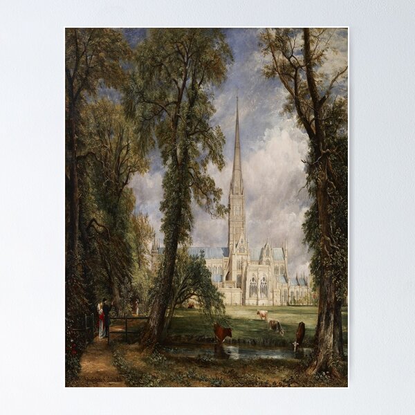 Item preview, Salisbury Cathedral from the Bishop's Grounds-John Constable designed and sold by LexBauer.