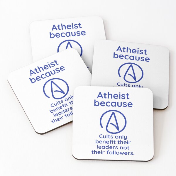 Item preview, Atheist anti cult design  designed and sold by Rachel the Artist .