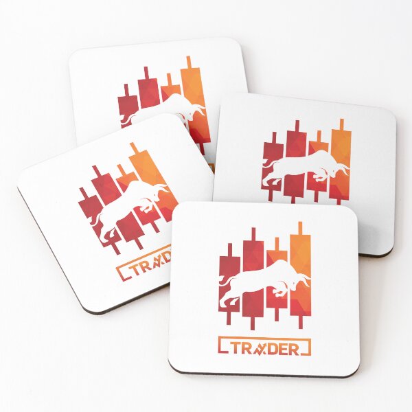 Item preview, Forex Trader Bull Red/Orange Candles designed and sold by TRADE-STORECR.