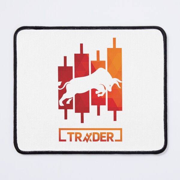 Item preview, Forex Trader Bull Red/Orange Candles designed and sold by TRADE-STORECR.