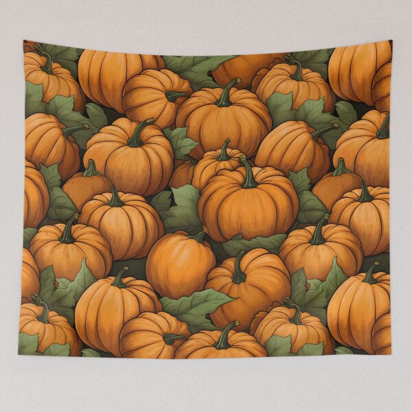 Item preview, Pumpkin Patch Illustration designed and sold by Glenn Slingsby.