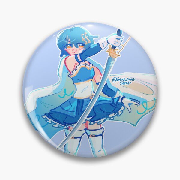Item preview, blue magical girl designed and sold by snailcantsleep.