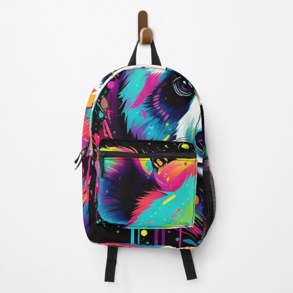 Item preview, Colorful Neon Panda bear digital art print designed and sold by dcrc.