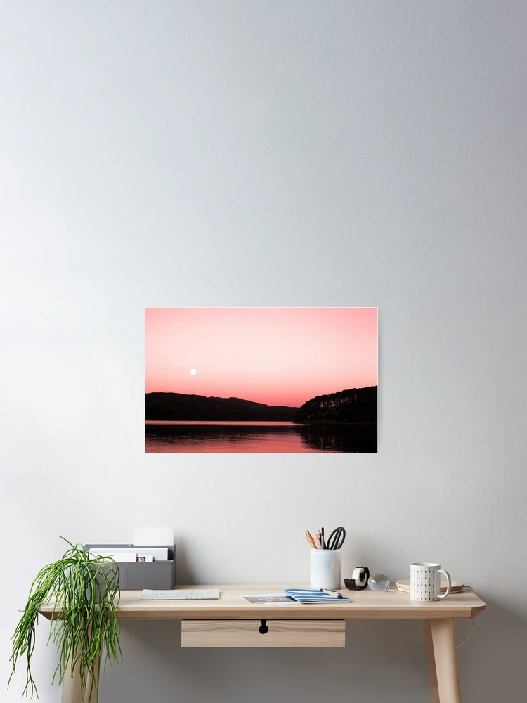 Thumbnail 2 of 3, Poster, Morning Moon designed and sold by Elizabeth Austin-Craig.