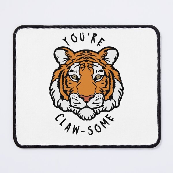 Item preview, Animal Pun Tiger CLAW-some designed and sold by bububabuinc.