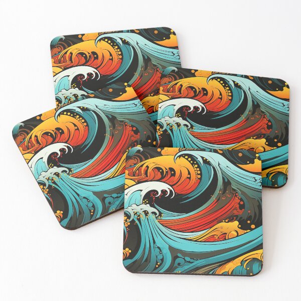 Item preview, Sunset Surf Waves designed and sold by AfroMatic.