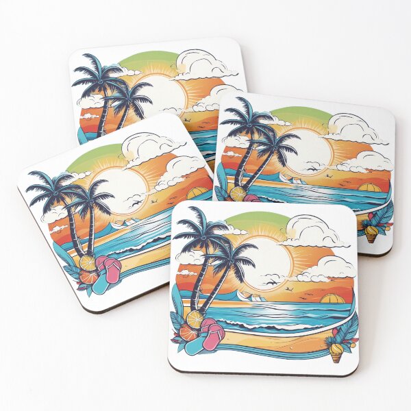 Item preview, Summer beach designed and sold by Wubimonkey.